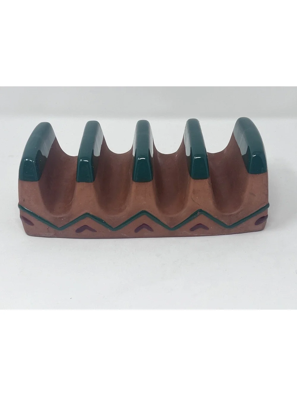 Scott's Collectables Terra Cotta Taco Server with Original Box